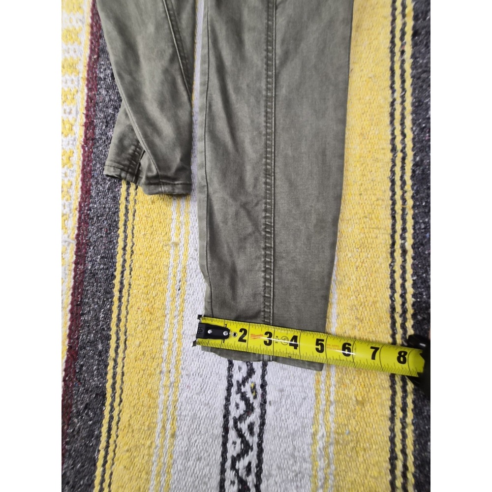White House Black Market Womens Skinny Ankle Pants High Rise Stretch Green 4L - Picture 14 of 16